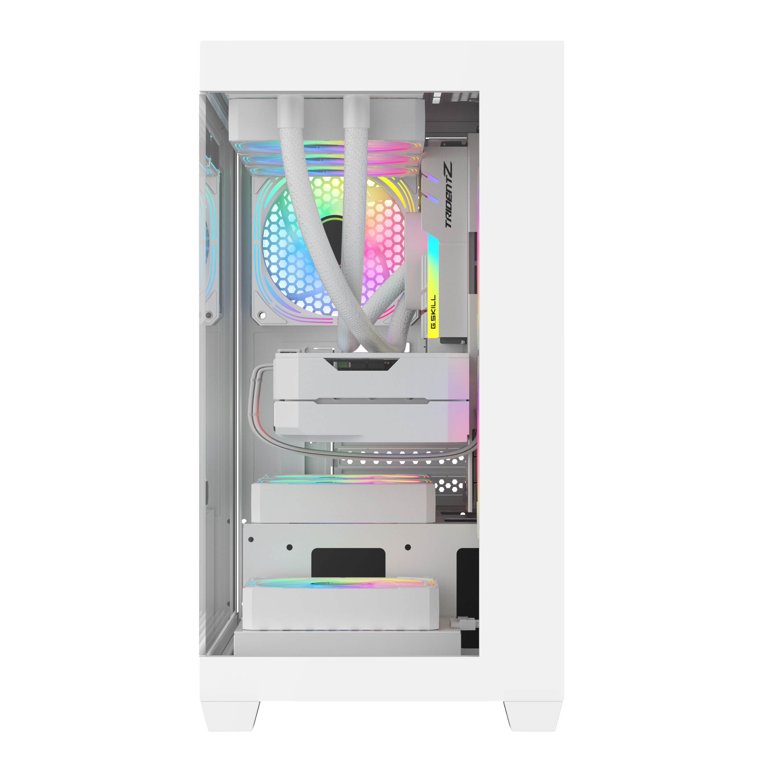 Vỏ Case AIGO C218M WHITE (M-ATX, Màu Trắng)