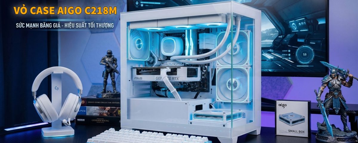 case Aigo C218M White
