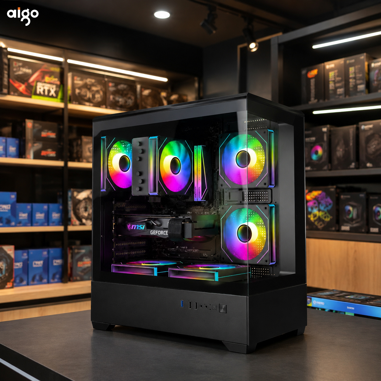 Case máy tính văn phòng Aigo C365