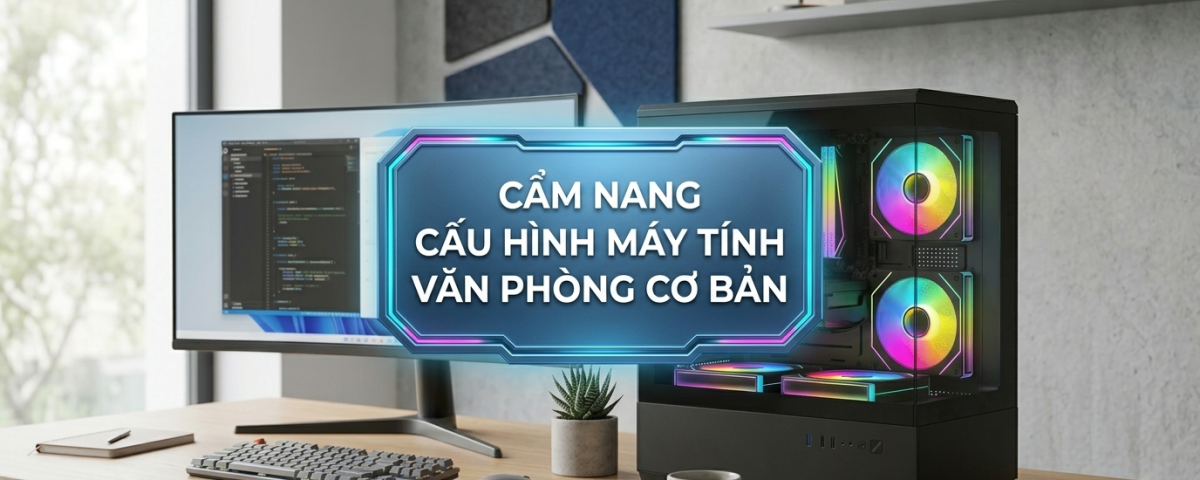 cấu hình máy văn phòng