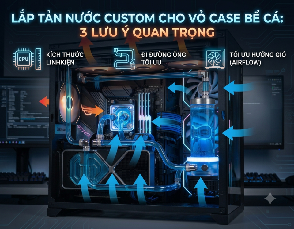tản nước custom