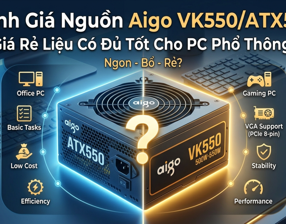 đánh giá nguồn Aigo VK550